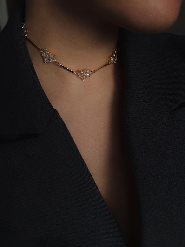 Чокер Crystal heart