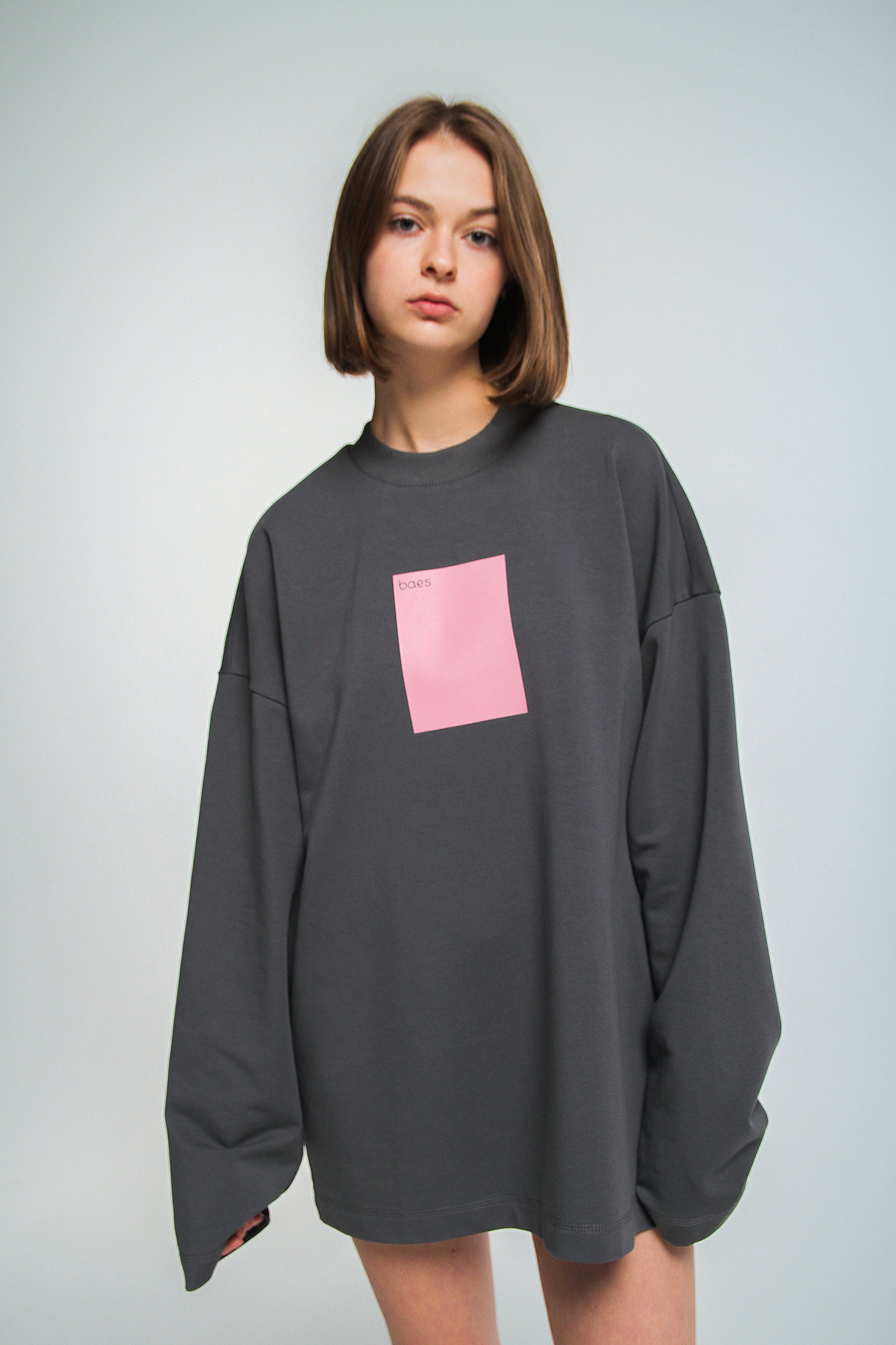 Лонгслив «Розовый холст»