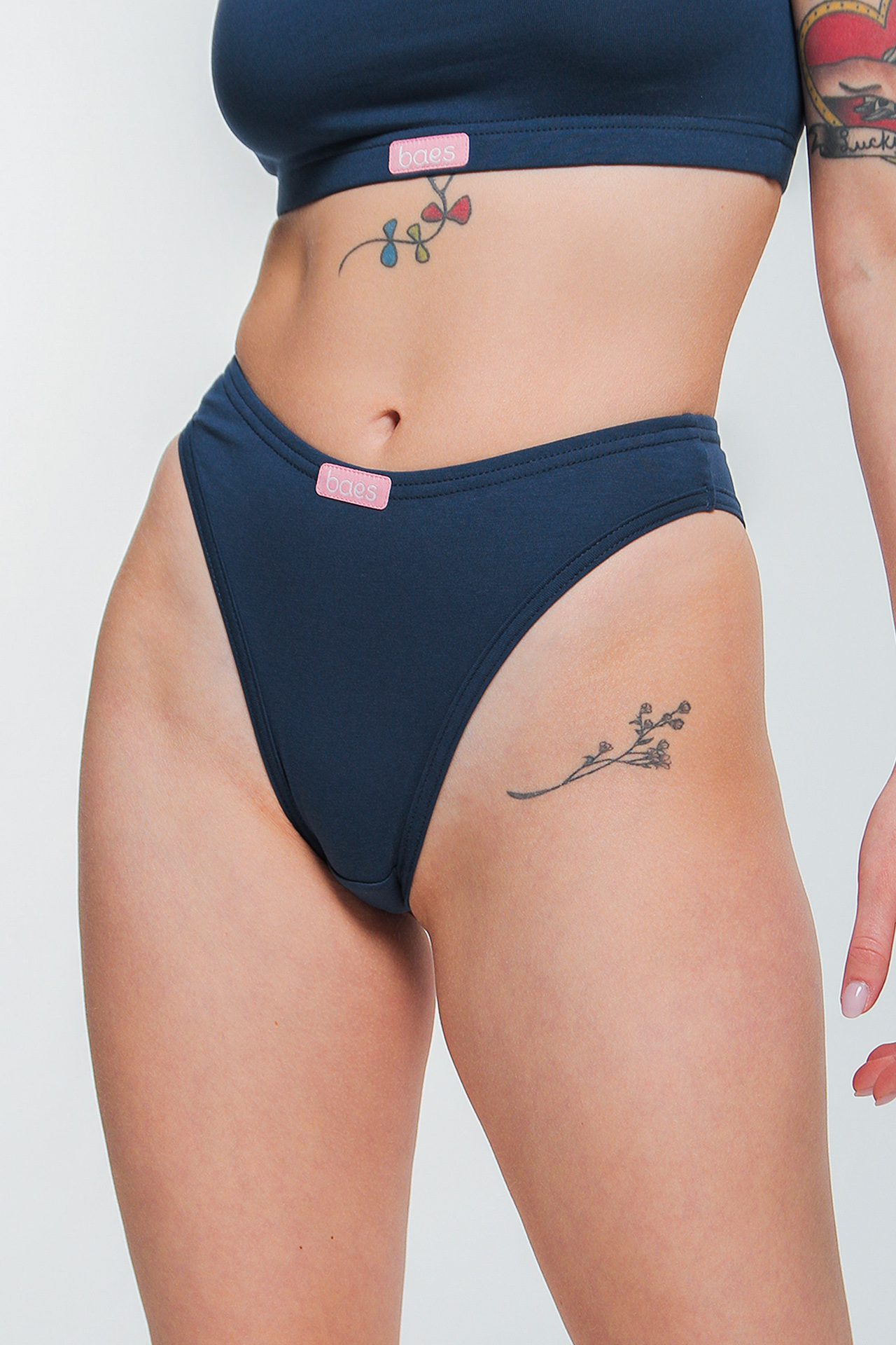 V-образные трусишки «Изумрудно-синий»