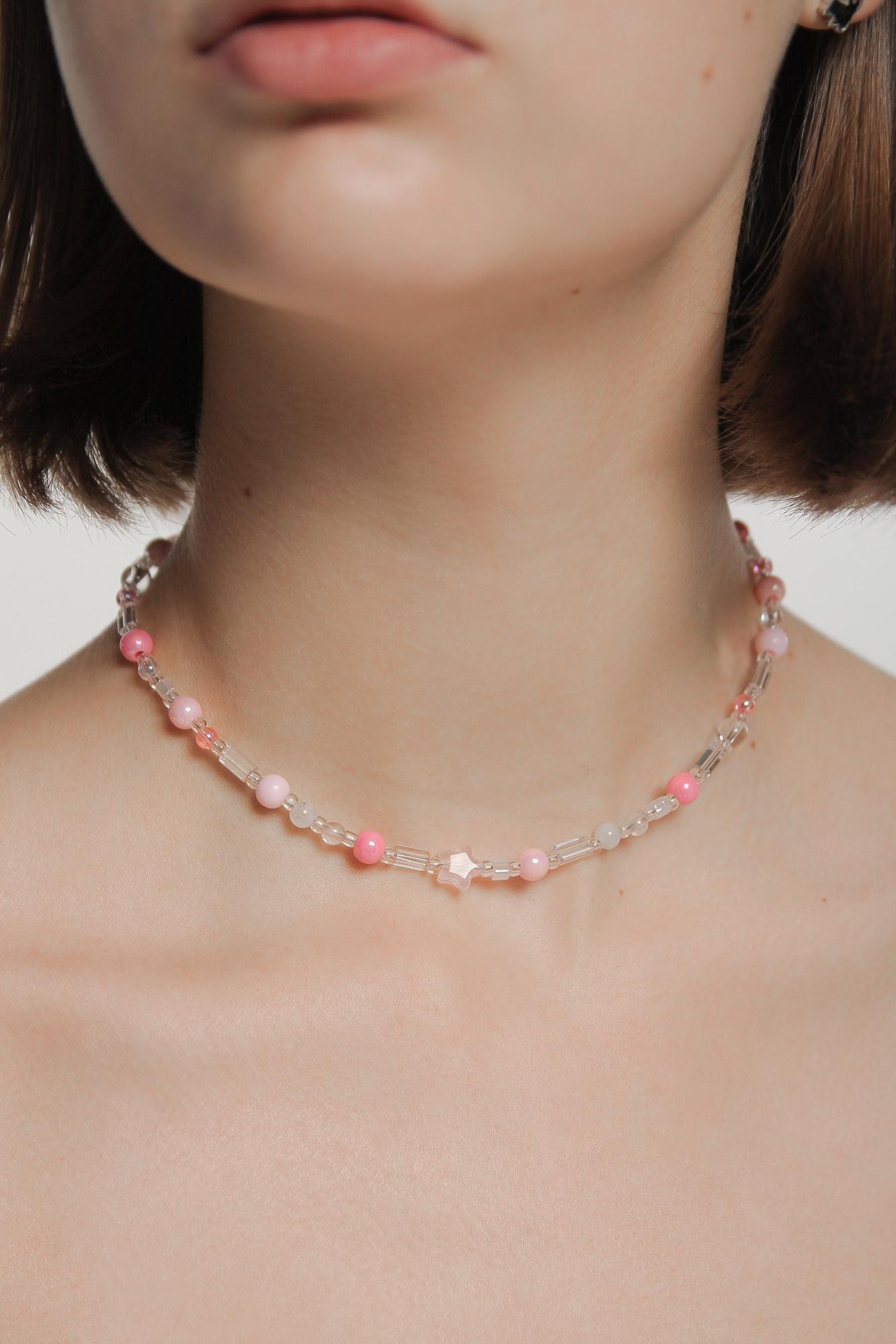 Чокер с бусинами-звёздами