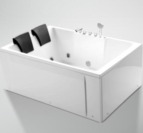 Double acrylic bathtub N-5040/2  (180х120х60 cm)