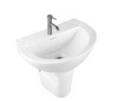 SCOOTY WASH BASIN HALF PEDESTAL set N 3024