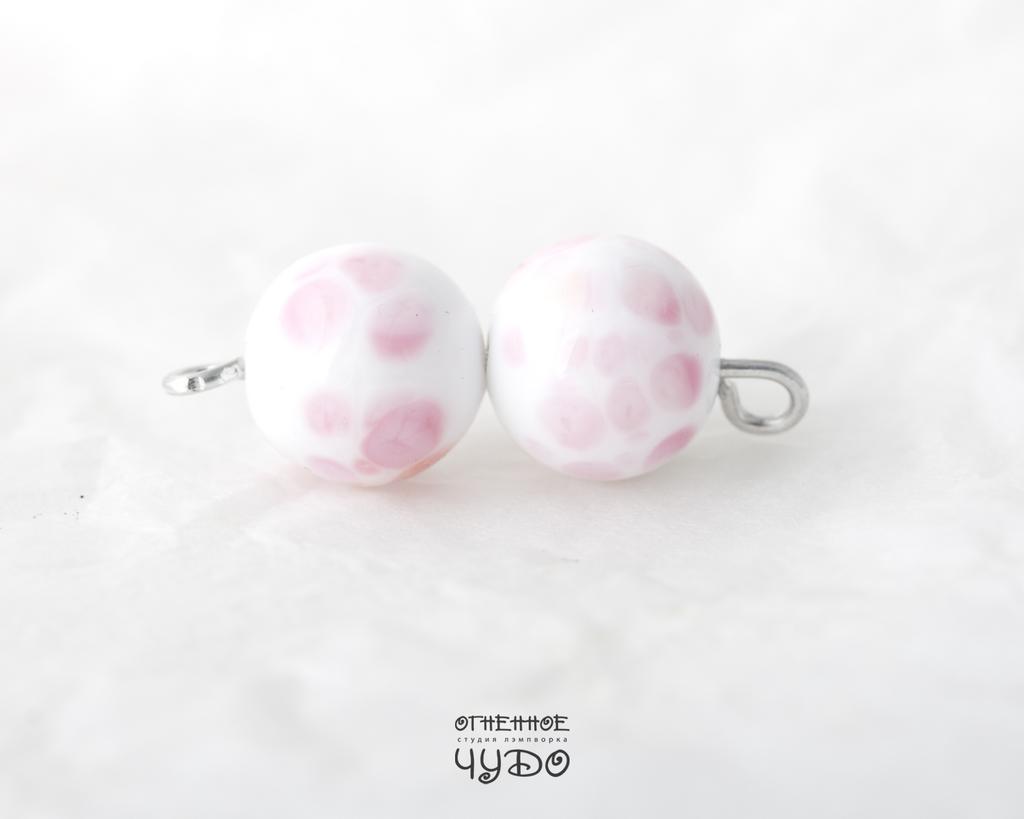 Бусины лэмпворк «Зефирки»