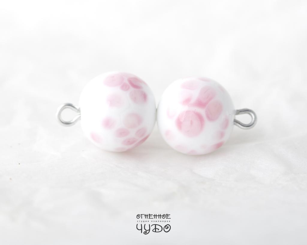 Бусины лэмпворк «Зефирки»