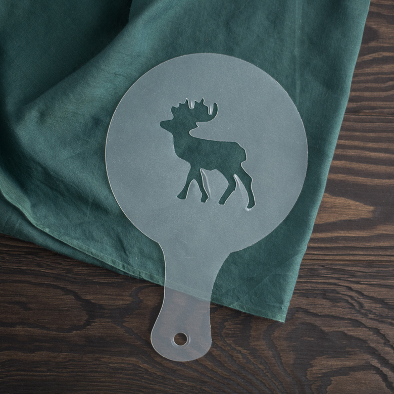 Трафарет большой "Олень"