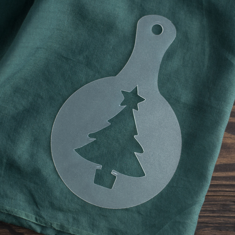 Трафарет "Новогодняя ель"