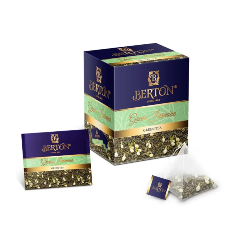Berton Зеленый чай с жасмином (20 пирамидок)