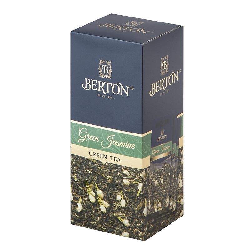 Berton Зеленый жасминовый (10 пакетов для заварника)