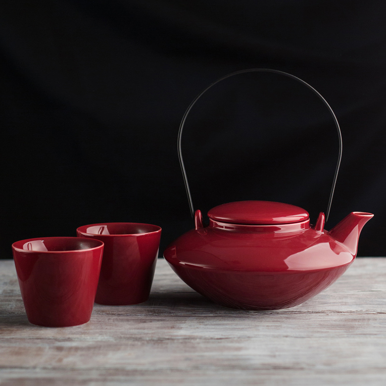 Чайный набор "Самурай" (красный)