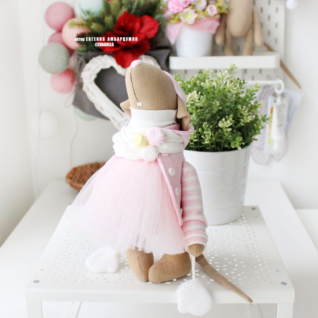 Игрушка Крыса. Выкройка и бесплатный МК eva-dolls.com