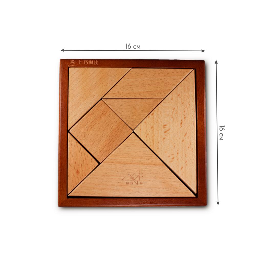 Головоломка Танграм - детская развивающая игрушка Монтессори