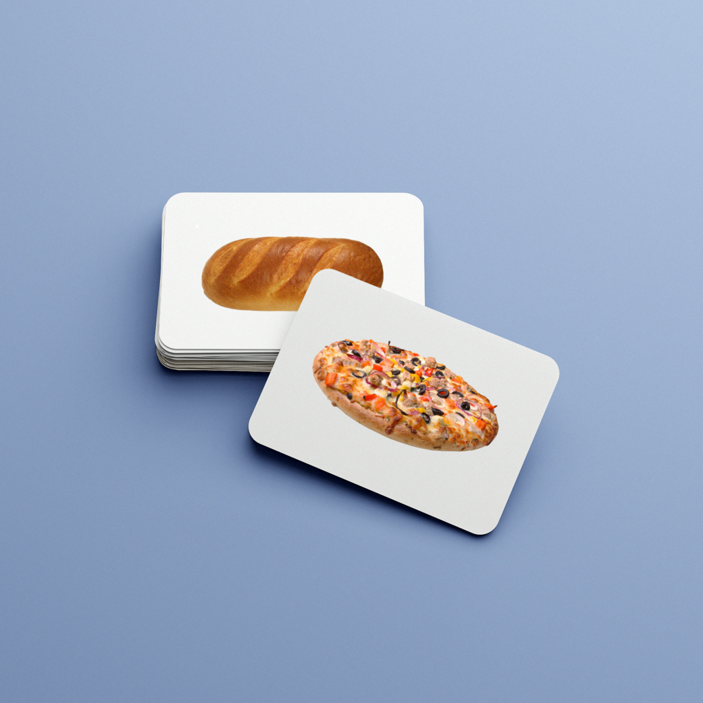 Выпечка. Набор развивающих карточек для детей Монтессори