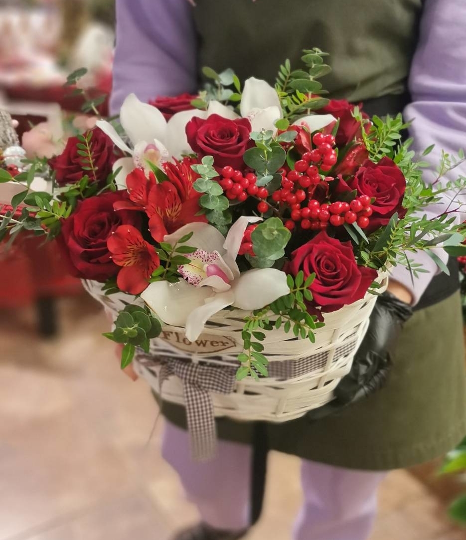 Корзина Алый закат