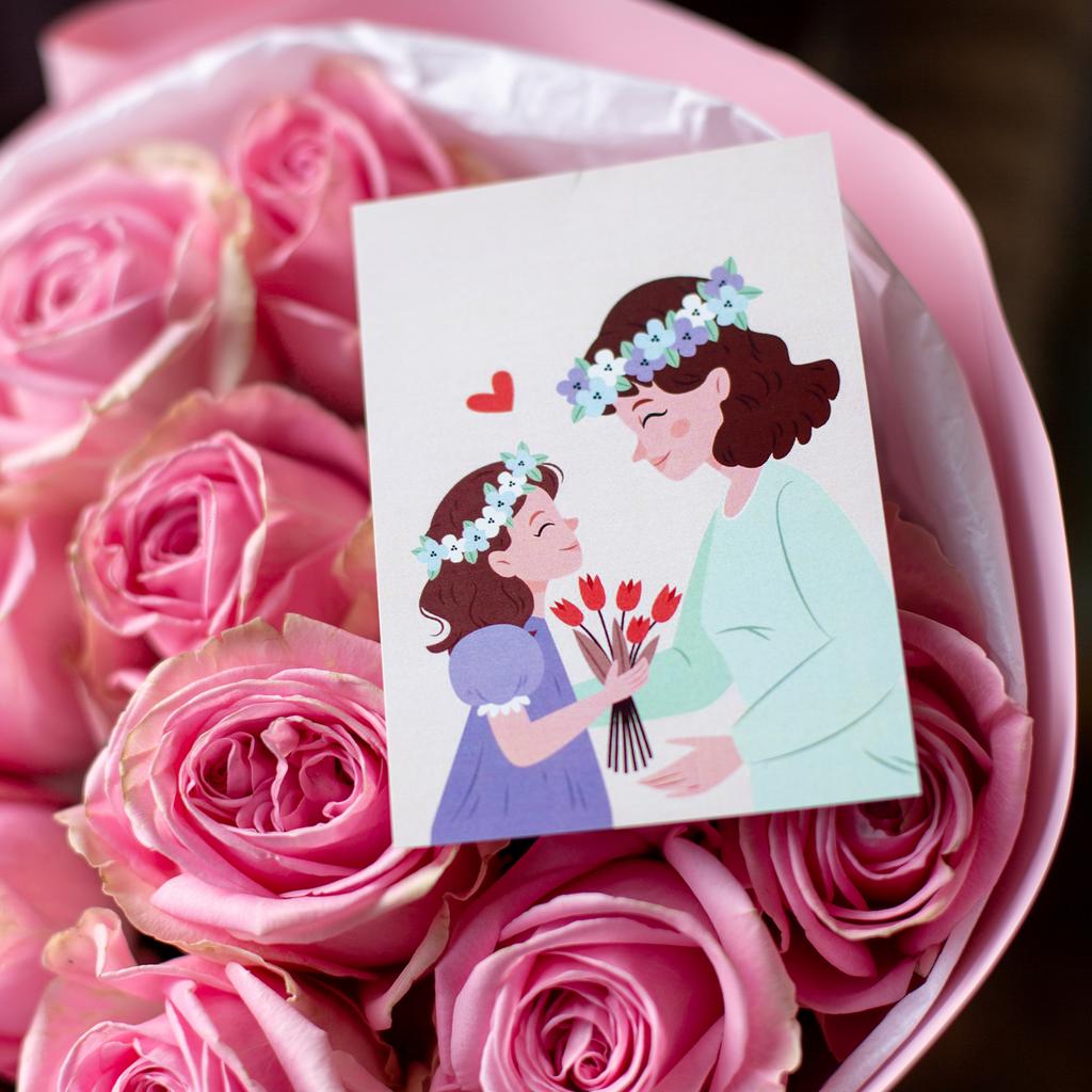 Открытка "Маме"