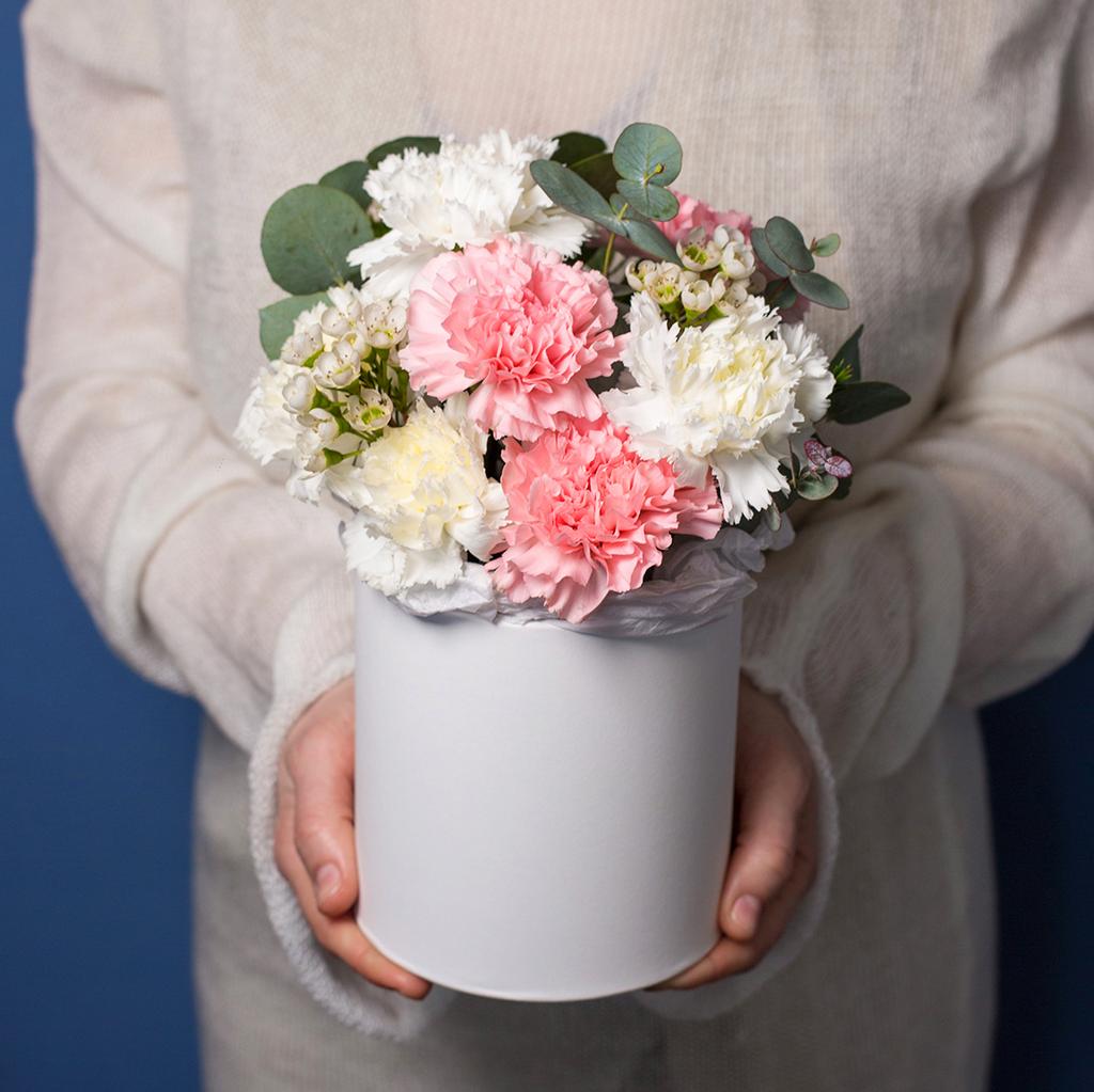 Диантусы и эвкалипт