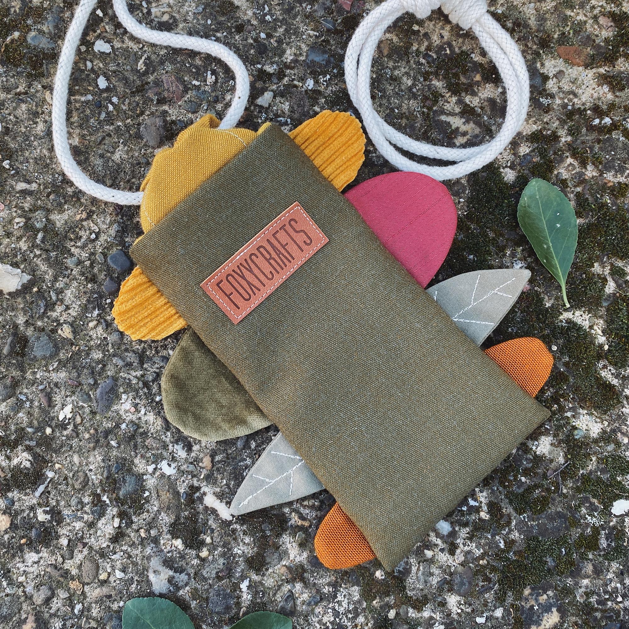 Сумочка для телефона ФЛОКС зеленая