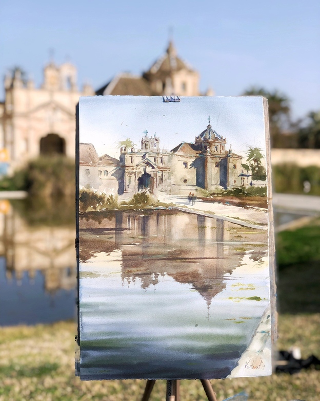 Картина “Seville. Church  “