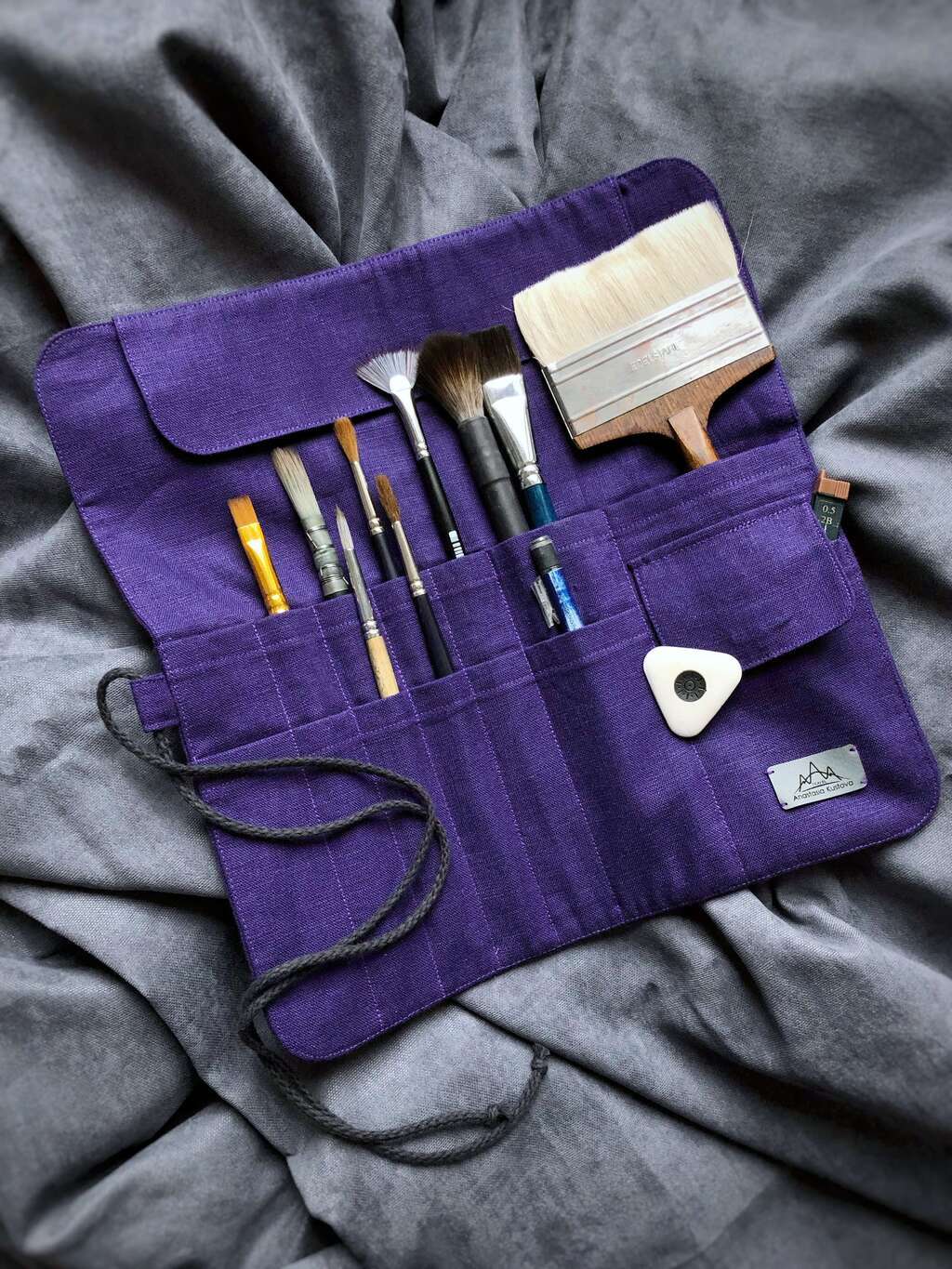 Пенал для кистей. Фиолетовый