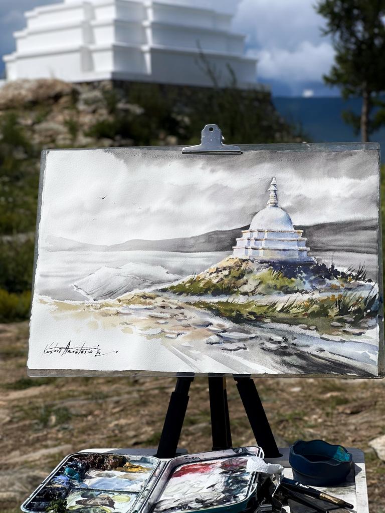 Картина  "Ступа Просветления"