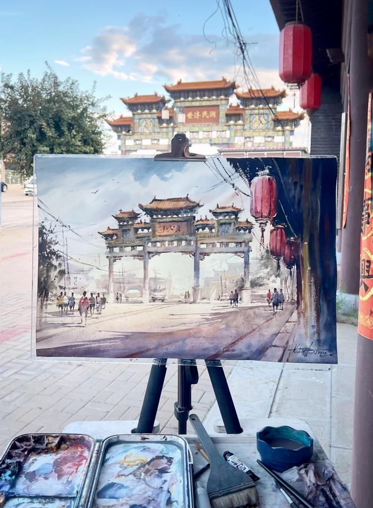 Картина  "Datong. Китай”