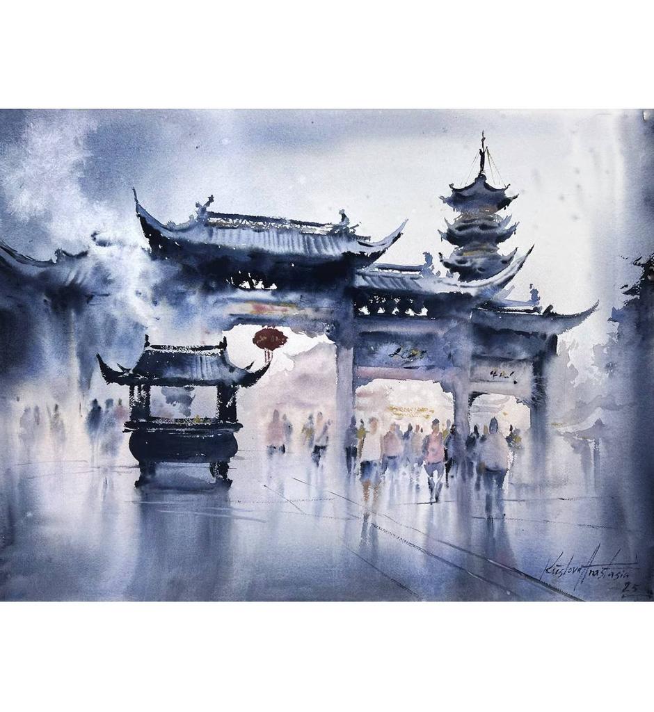 Картина  "Туманный Китай”