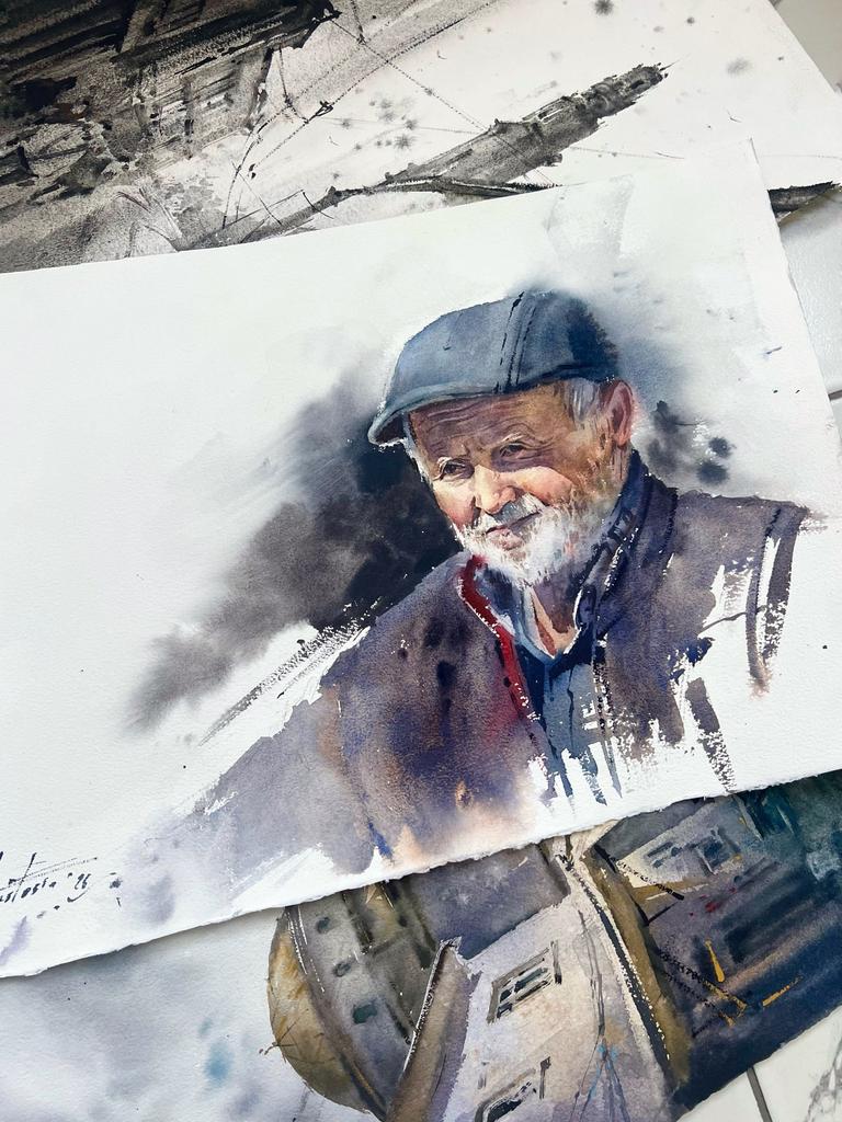 Картина  "Старик"