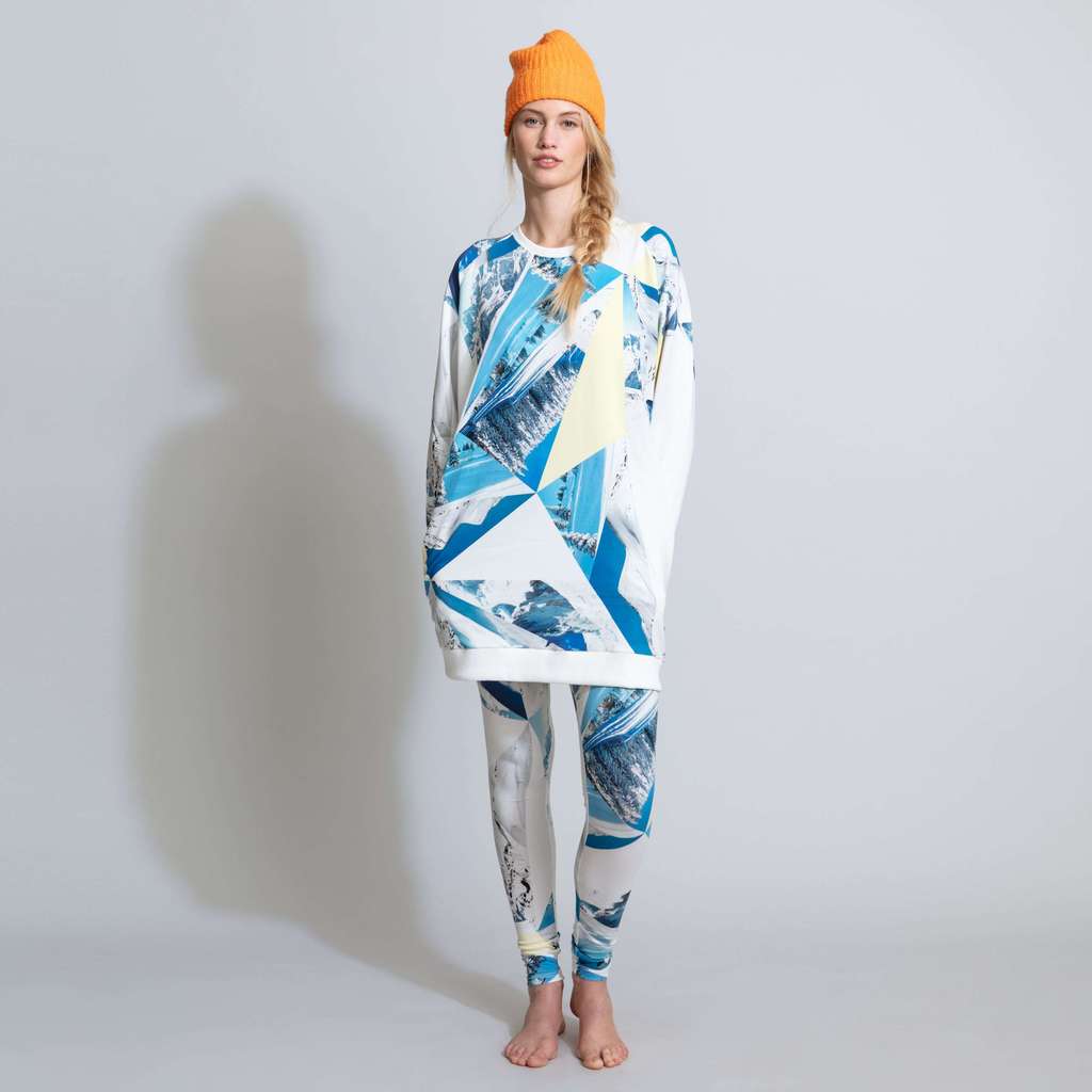 "Горные вершины" Платье и леггинсы Жен.