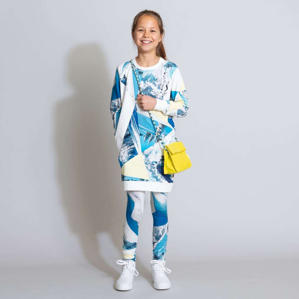 "Горные вершины" Платье и леггинсы Дети.