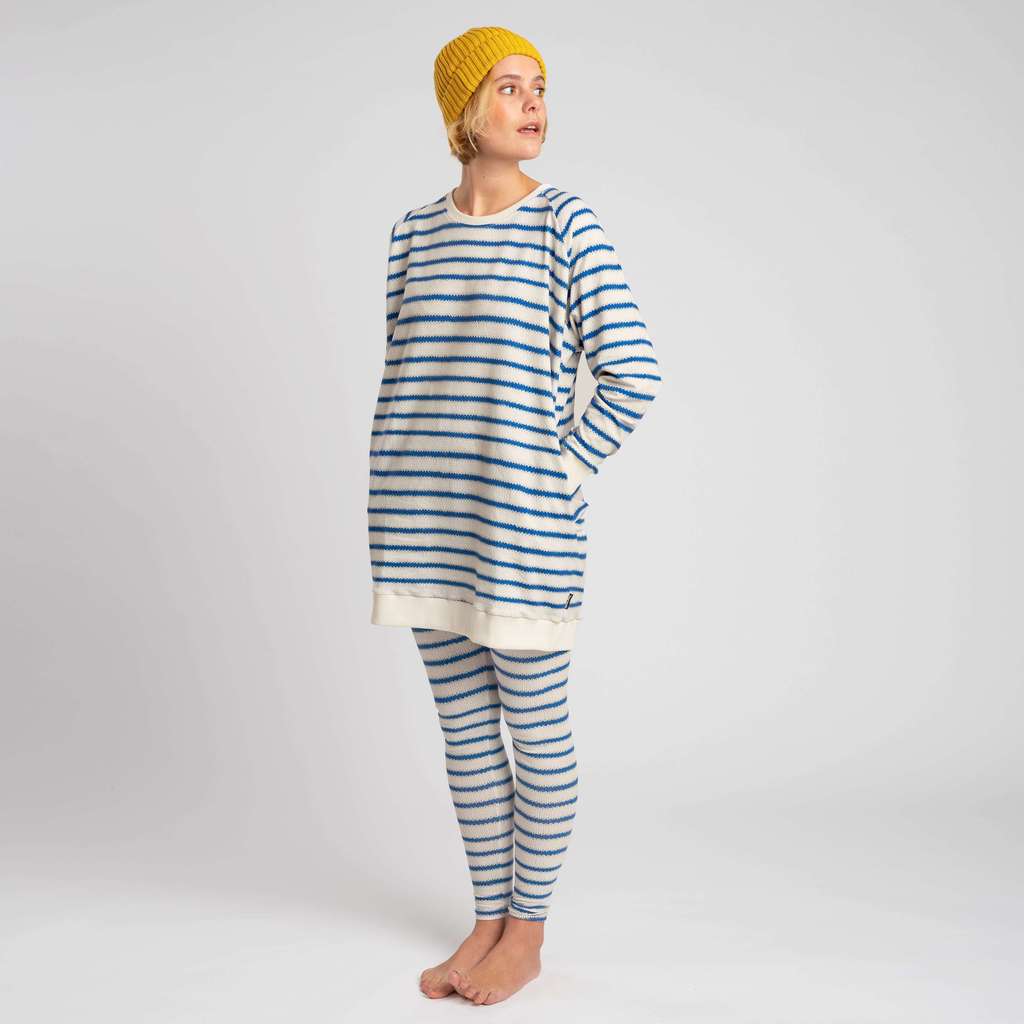 "Бретонская полоска" Платье и леггинсы Жен.