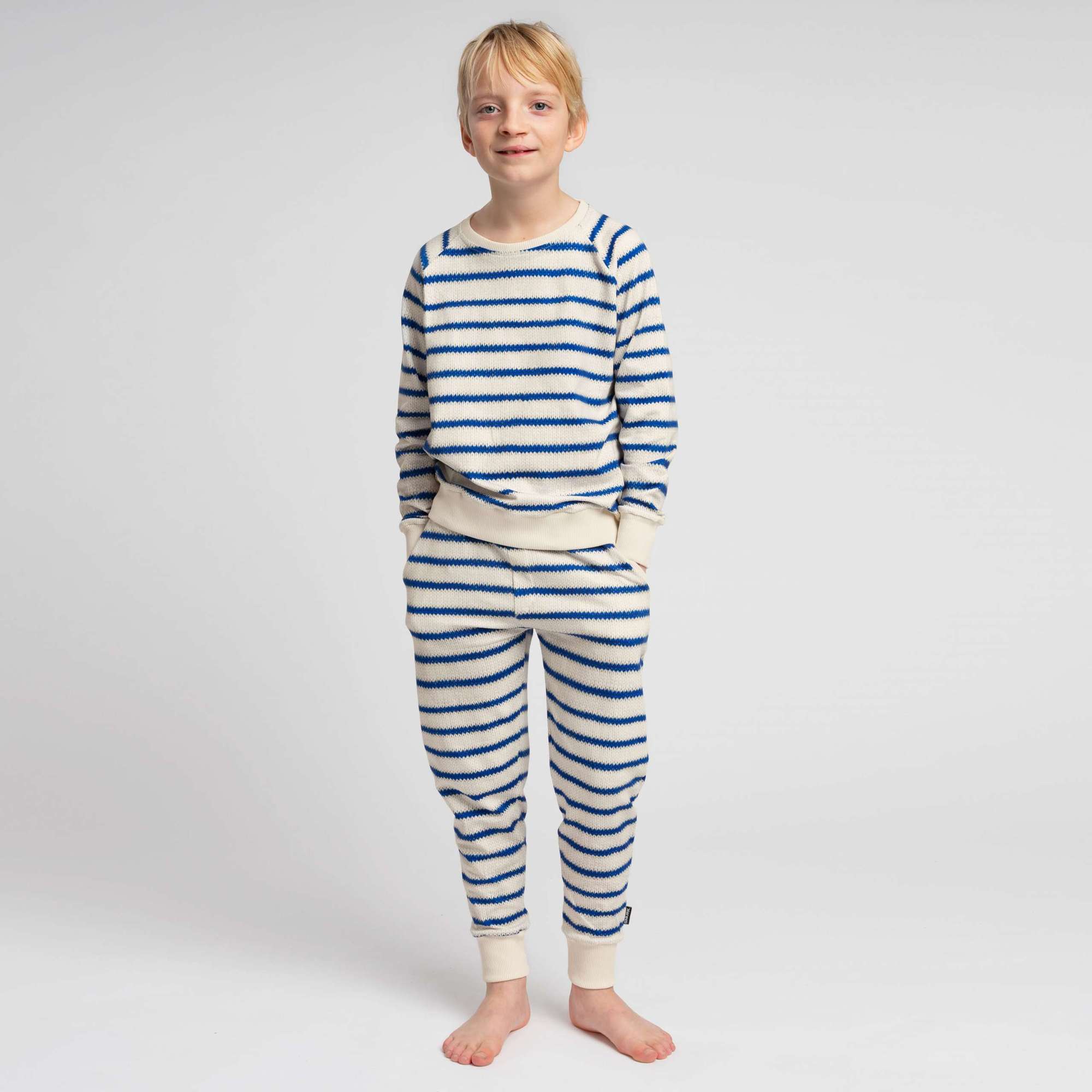 "Бретонская полоска" Свитер и штаны Дети.