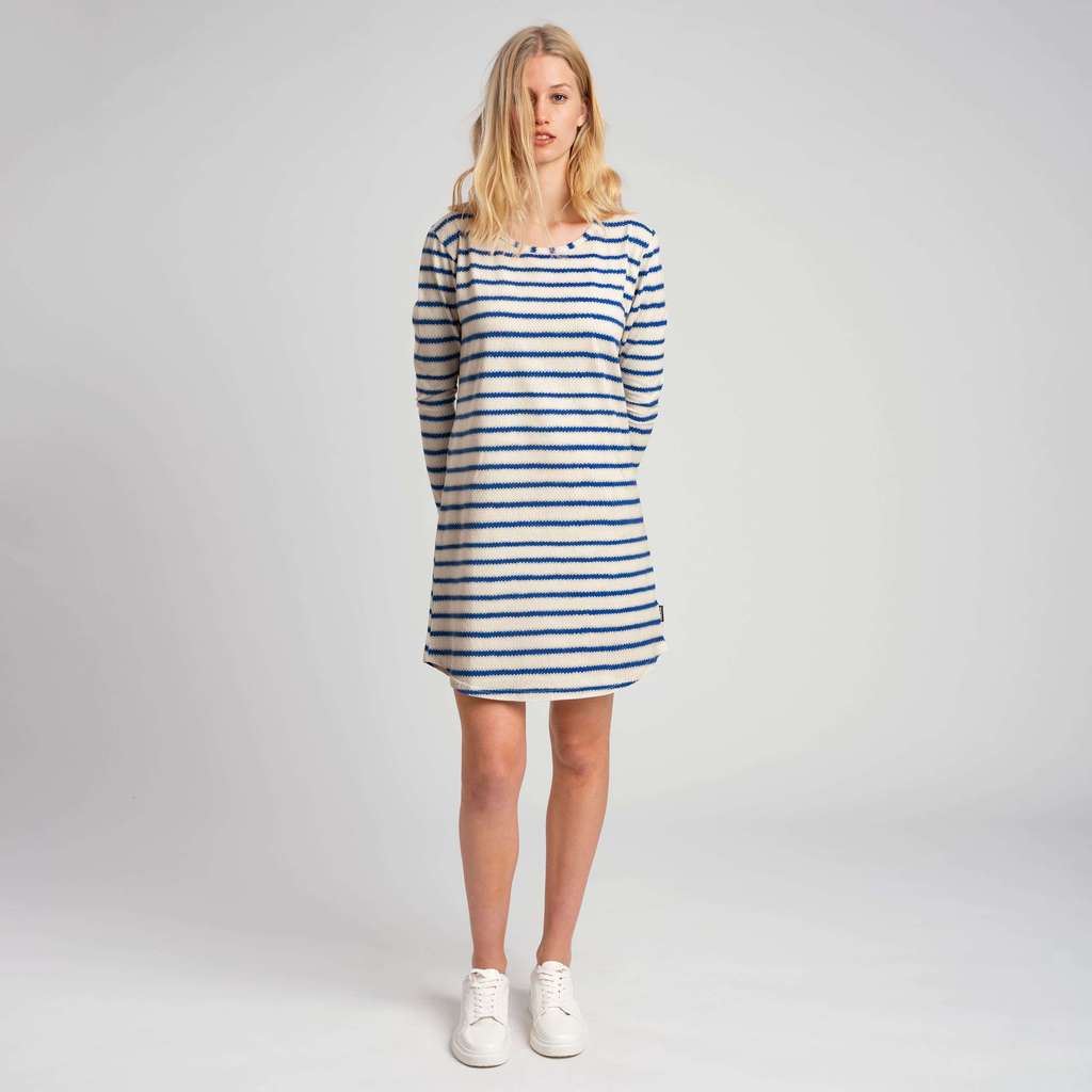 "Бретонская полоска " Платье - лонгслив Жен.