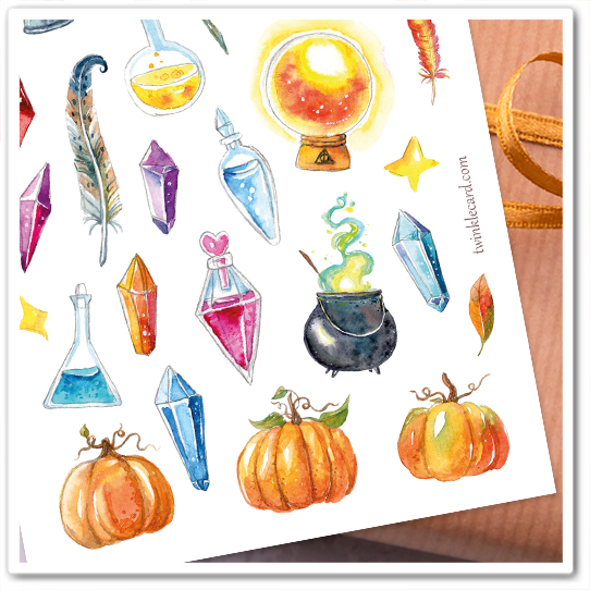 Наклейки "Магические элементы"