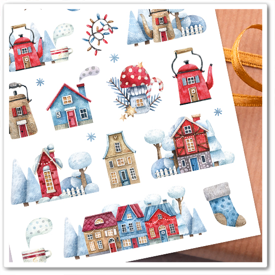 Наклейки "Домики"