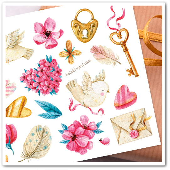 Наклейки "Нежность"