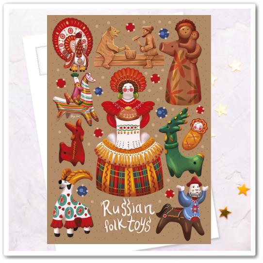Russian Folk Toys