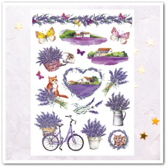 Наклейки "Лаванда"