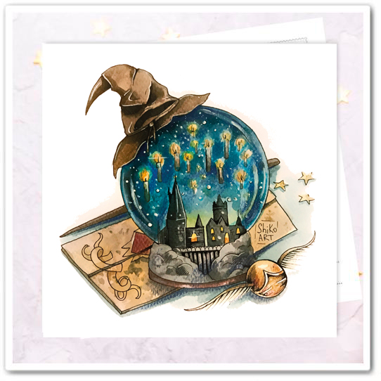 Шар "Ночной Хогвартс"