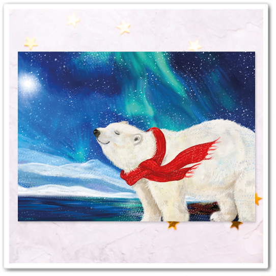 Под северным сиянием