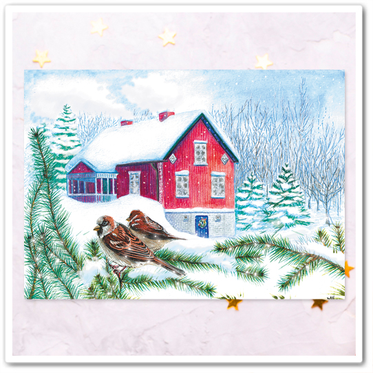 Зима за городом