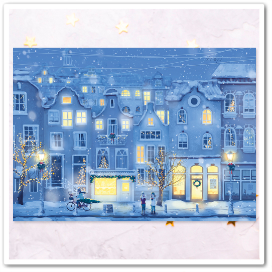 Город. Декабрь