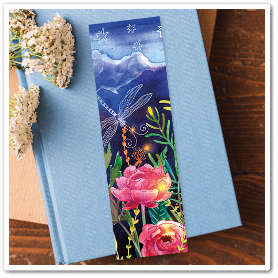 Закладка "Волшебные цветы"