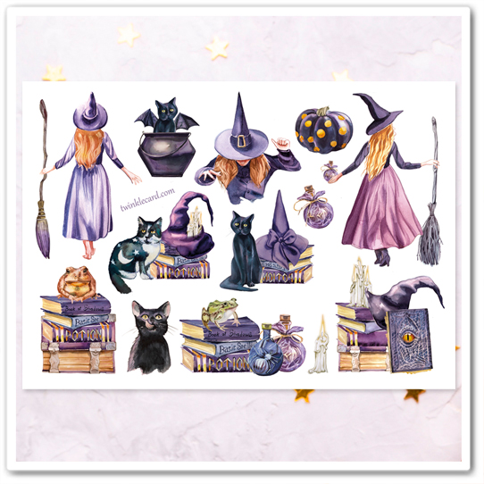 Наклейки "Ведьмочки"