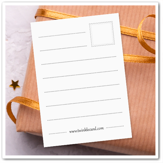 Mini-открытка "Happy Holidays"