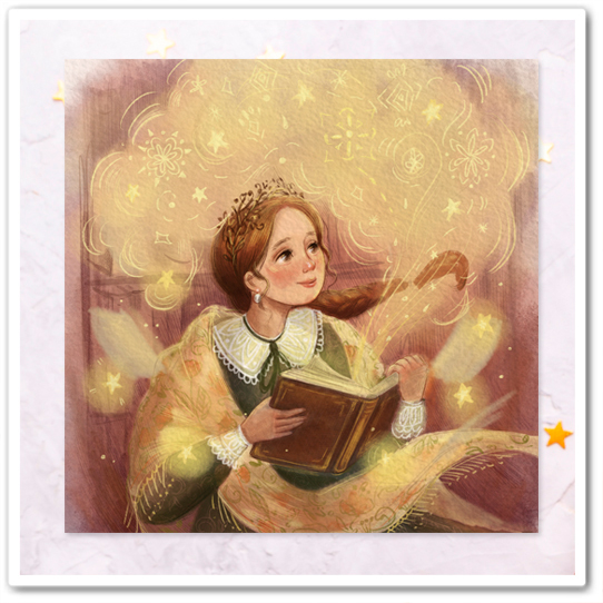 Дева, коллекционирующая книги