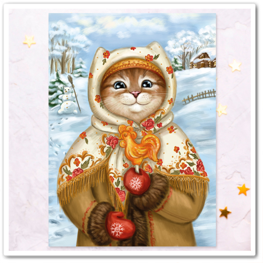 Кошечка с леденцом