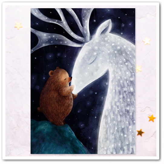 Миша и зайка. Волшебный олень