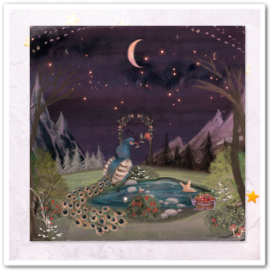 Зачарованный лес. Павлин