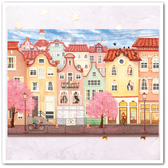 Город. Март