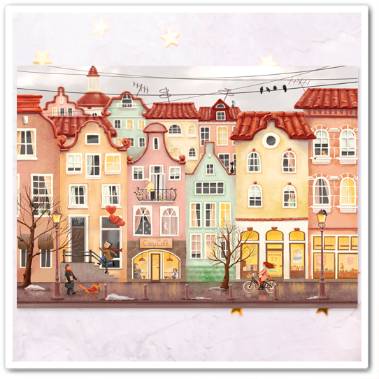 Город. Февраль