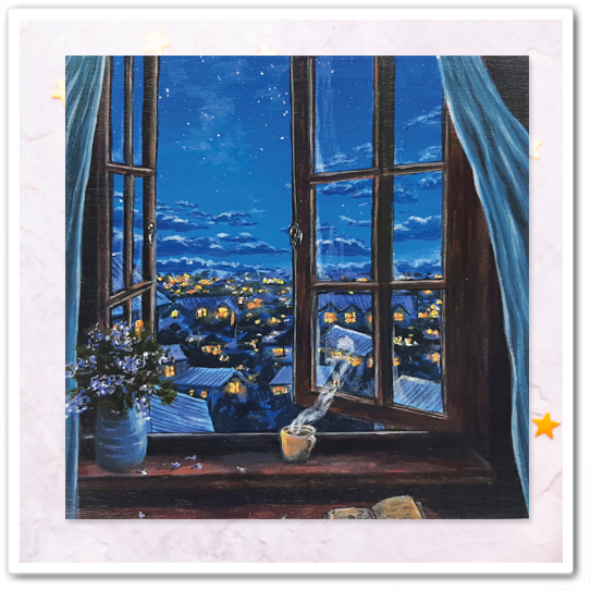 Окно. Ночная прохлада